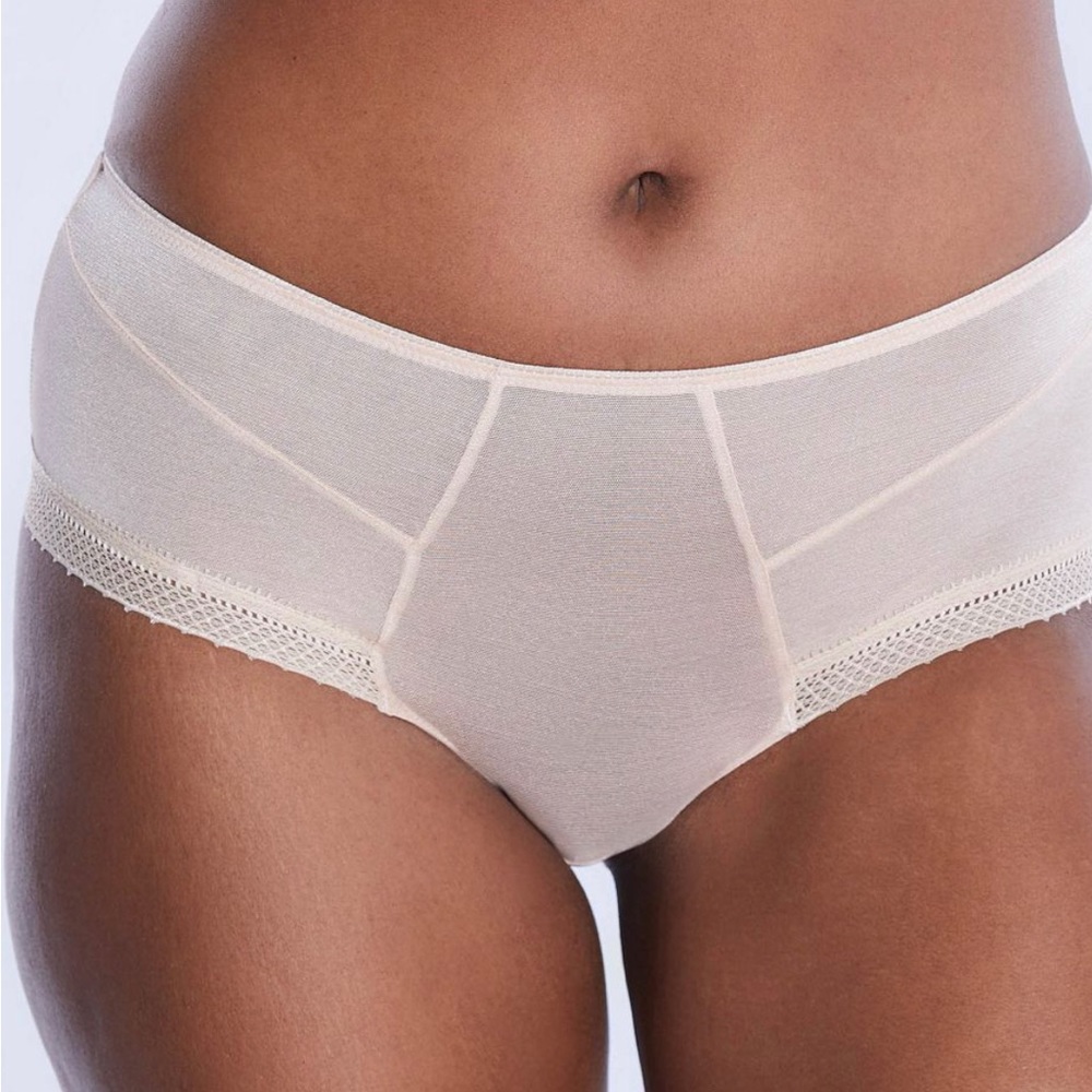 NWT - set of two Samantha Chang jet set mesh hipster panties (M)